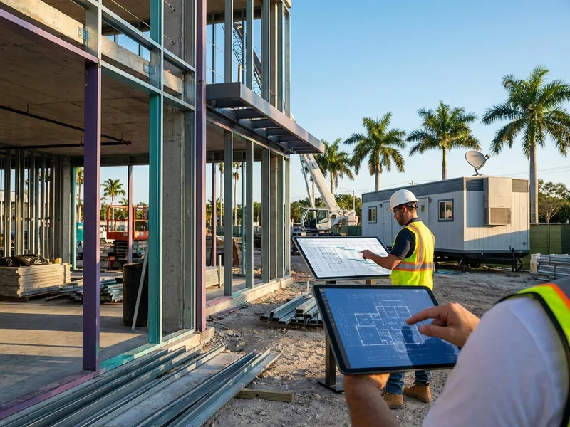 Construction site technology integration